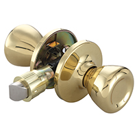 BRASS MOBILE HOME LOCKSET