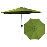 Seasonal Trends 62105 Crank Umbrella, 92.9 in H, 107.9 in W Canopy, 107.9 in