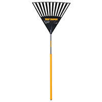 RAKE LEAF 24IN POLY CLOG FREE