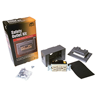 15A GRY GFCI Outlet Kit        *