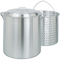 STOCK POTS WTH LID&BASKT 100QT