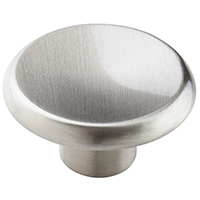 KNOB 1-1/2IN 38MM SATIN NICKEL