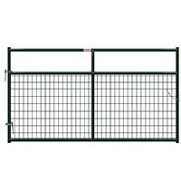 GATE 2X4IN WIRE FILLED 8FT GRN