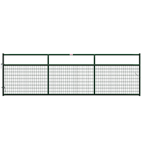 GATE 2X4IN WIRE FILLED 14FT GRN