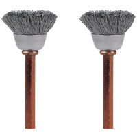 BRUSH STAINLESS STEEL 1/2IN