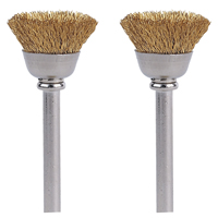 BRUSH BRASS 1/2" 2PK