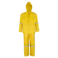RAIN SUIT POLY/PVC MEDIUM 3PC