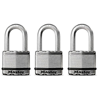 PADLOCK 2IN W/2IN SHACKLE 3PK