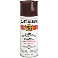 PAINT SPRAY RUSTSTOP BROWN