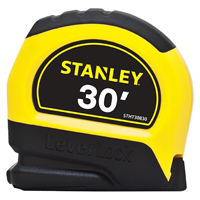 STANLEY STHT30830 Measuring Tape, 30 ft L Blade, 1 in W Blade, Steel Blade,