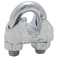 CLAMP CABLE ZINC PLATED 3/8IN