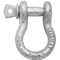 National Hardware 3250BC Series N223-669 Anchor Shackle, 1000 lb Working
