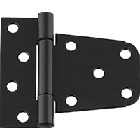 HINGE GATE BLACK 3-1/2IN