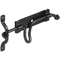 LATCH ORN DOOR/GATE BLACK