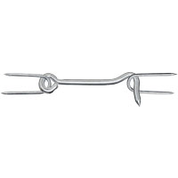 NAT-N122200 HOOK/EYE GATE ZINC 5