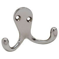 830-154 3IN. DBL PRONG ROBE HO