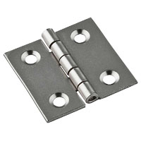 1X1" HINGE SQ SATNICKEL