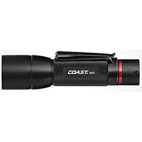 Coast 20769 Slide Focus Flashlight, AA Battery, Alkaline, Lithium-Ion