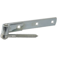 National Hardware N130-054 Hook/Strap Hinge, 0.19 in Thick Leaf, Steel,