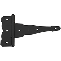 8" GATE HINGE BLK DECOR