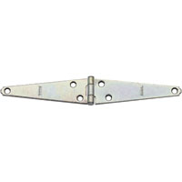 HINGE STRAP ZINC PLATED 5IN
