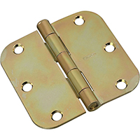 National Hardware N830-262 Door Hinge; Steel; Brass; Full-Mortise Mounting