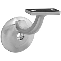 BRACKET HANDRAIL SATIN NICKEL