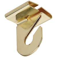 HOOK CEILING SUSPENDED BRASS