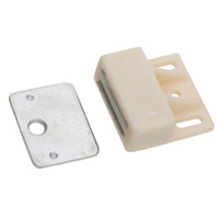 National Hardware V712 Series N149-823 Magnetic Catch, Nylon/Steel, White