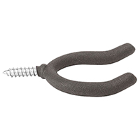 SCREW HOOK BLACK SOFT 40 LBS