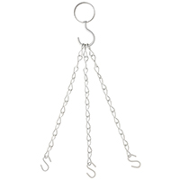 HARDWARE PLANT WHITE 18IN