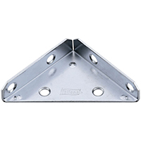 BRACE CORNER ZINC PLATED 3IN