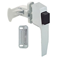 LATCH PUSHBTTN WHITE 1-3/4IN