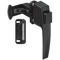 LATCH PUSHBTTN BLACK 1-3/4IN