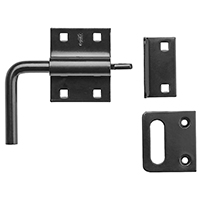 LATCH ORN DOOR/GATE BLACK