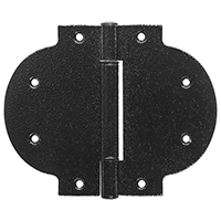 3-1/2" ARCHED T-HNG BLK