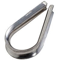 National Hardware 4232BC Series N830-306 Rope Thimble, Stainless Steel