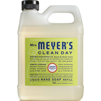 Mrs. Meyer's 12163 Hand Soap Refill, Liquid, Lemon Verbena, 33 oz Jug