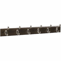 27" BLK 6Scr/Hook Rail