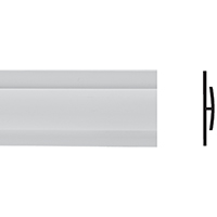 MOULDING WALLBOARD WHITE DIVIDER