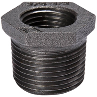 HEX BUSHING BLK 1/2X1/8IN