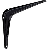211BC SHELF BRACKET BLK 5X6IN
