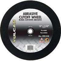 WHEEL CUTOFF ABRASVE 10X3/32IN