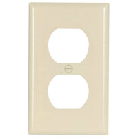 Eaton Wiring Devices 2132LA-BOX Receptacle Wallplate, 4-1/2 in L, 2-3/4 in