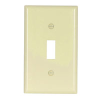 Eaton Wiring Devices 2134LA-BOX Wallplate, 4-1/2 in L, 2-3/4 in W, 1 -Gang,