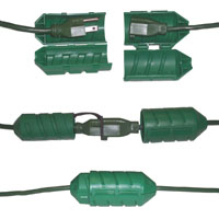 CORD LOCK WATER-TIGHT GREEN