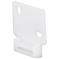 TRACK DRAWER FRONT PLATE WHITE