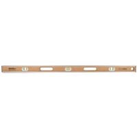 Johnson Eco-Tech Series 1610-4800 Bamboo Level, 48 in L, 6-Vial,