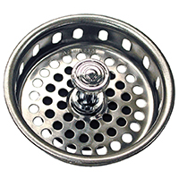 STRAINER BASKET 3-3/4IN CHROME