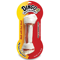 Dingo 97008 Dog Bone; Large Breed; Chicken Flavor; 3.5 oz